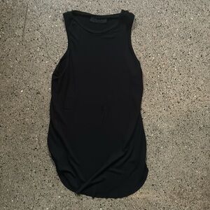 OVATE bamboo black tank top